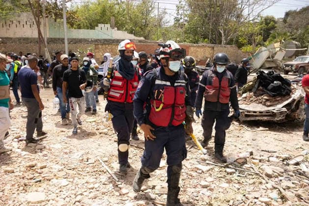 Earthquake in Venezuela, rescue operations