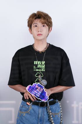 Celebrity Roy Wang Yuan attends a roadshow for the film *The Boy Who Counted Cars* in Hangzhou