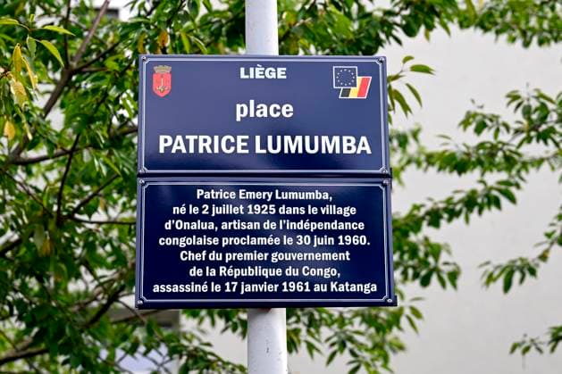 Belgium, square in Liège named after Patrice Lumumba, official opening ceremony