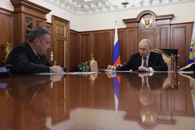 Russia: Vladimir Putin meets Alexander Khinshtein in Moscow