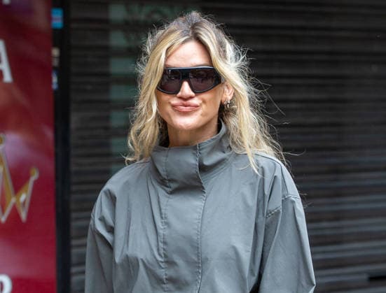Celebrity: Ashley Roberts at Global Radio Studios in London