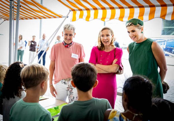 Royals: Queen Maxima of the Netherlands opens a battery park in Lelystad