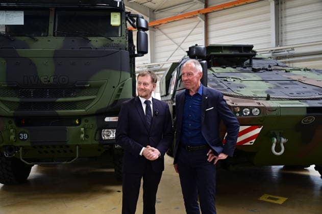 Saxony: Michael Kretschmer visits defence firm KNDS in Görlitz