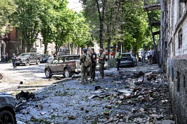 War in Ukraine, Russian drone attack on Zaporizhzhia