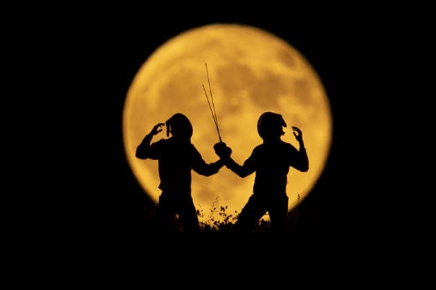 Iraq, Full moon in Erbil