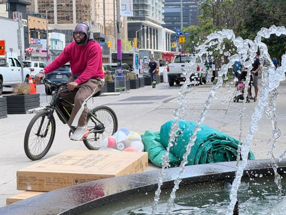Canada, heatwave in Toronto
