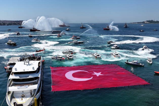 Turkey, Istanbul: 100th anniversary of Maritime and Cabotage Day, marked by celebrations