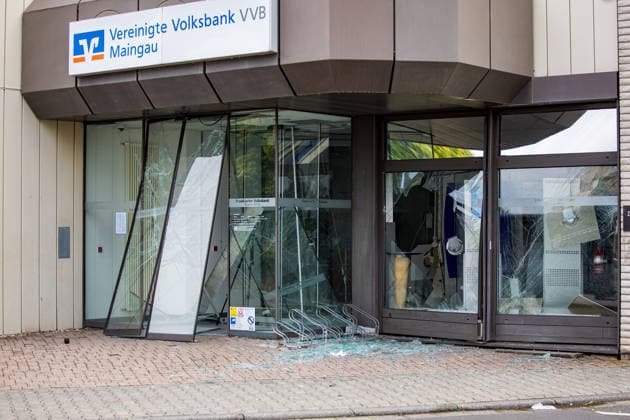 Hesse: ATM blown up in Nieder Roden