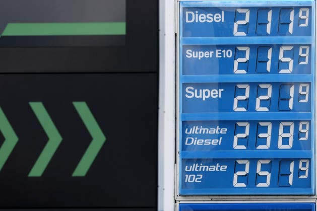 Petrol station discount ends; petrol prices at petrol stations across Germany