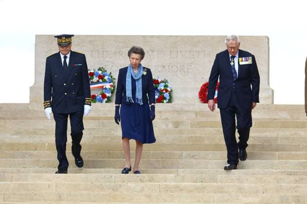 The Royals, 100th anniversary of the Battle of the Somme, Princess Anne attends a commemoration ceremony in Thiepval