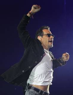 Marc Anthony in Mexico City.