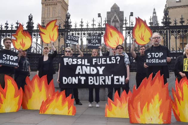 United Kingdom, Fossil Free protest in London