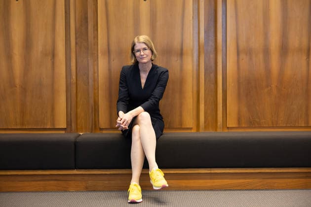 Berlin, Deutschlandfunk Editor-in-Chief Susanne Schwarzbach – photo shoot
