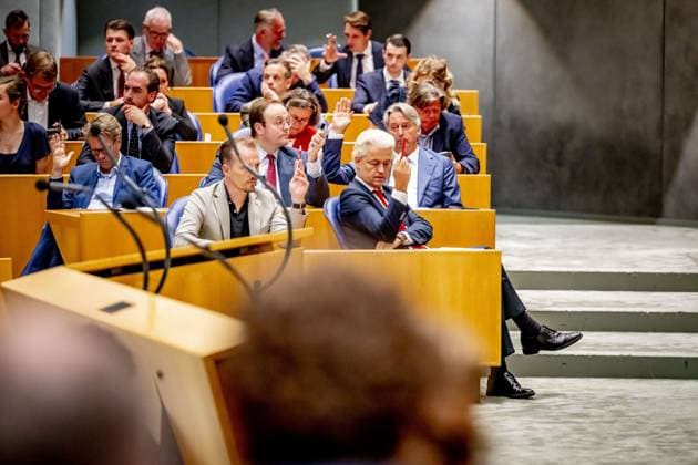 The Netherlands, parliamentary session in The Hague