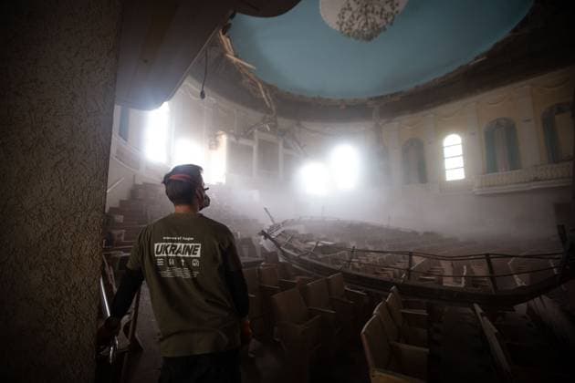 Ukraine: Destruction following the Russian attack on Kramatorsk