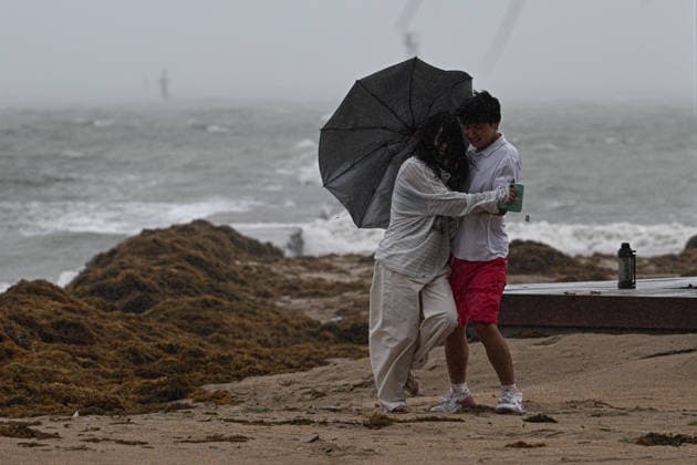 China, Typhoon Maysak, Impressions