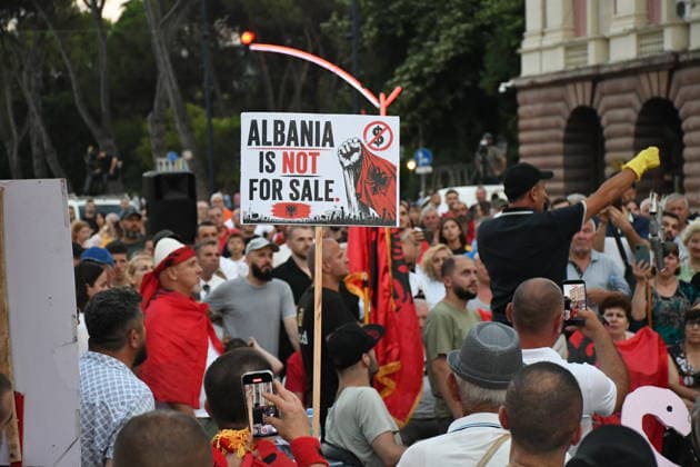 Albania: Protests against a construction project by Trump’s son-in-law, Jared Kushner, in Tirana