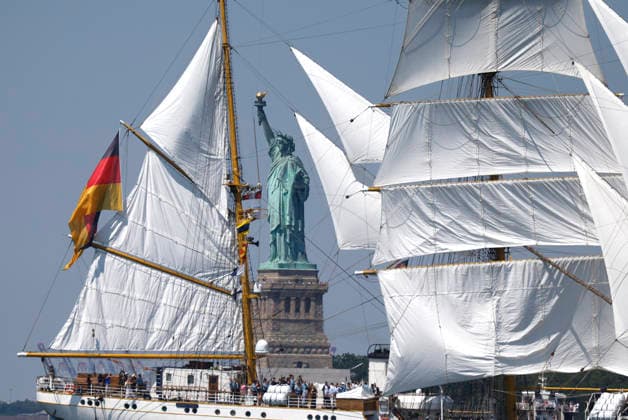 250th US Independence Day, Sail4th 250 boat parade in New York