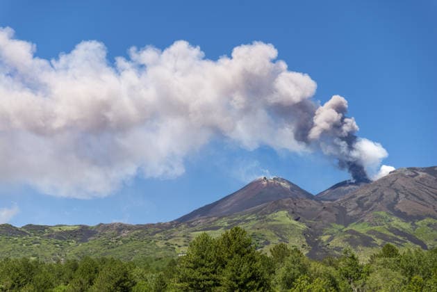 Italy: Mount Etna in Sicily has erupted