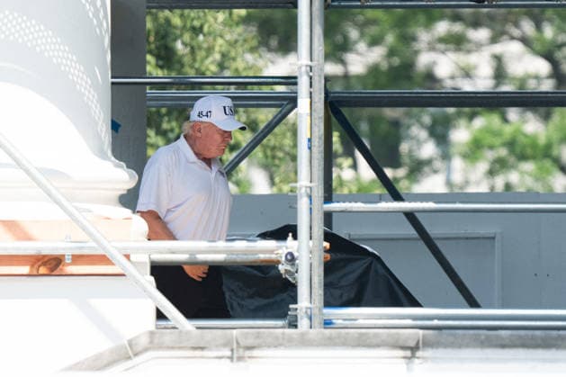 USA: Donald Trump returns to the White House in Washington