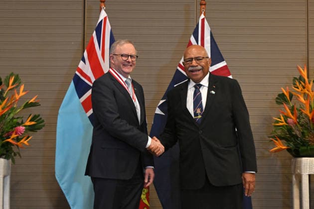 Fiji: Sitiveni Rabuka welcomes Anthony Albanese