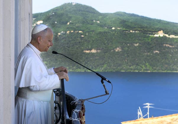 Italy, Pope Leo XIV at Castel Gandolfo