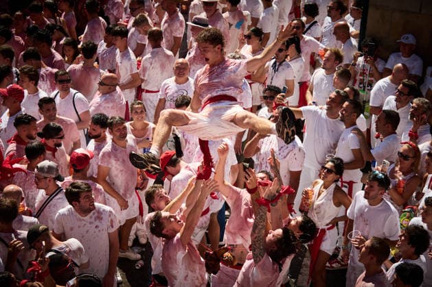 Spain, San Fermín Festival in Pamplona