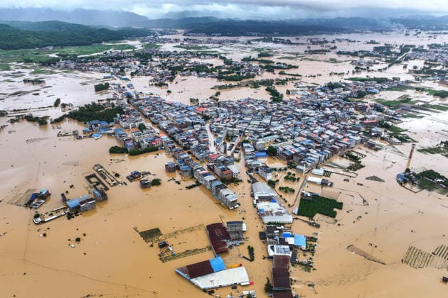 China, flooding in Hengzhou