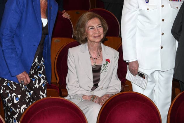 Royals, Spain: Queen Sofia attends a conference in Madrid