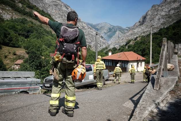 Spain, wildfires in Castile and León