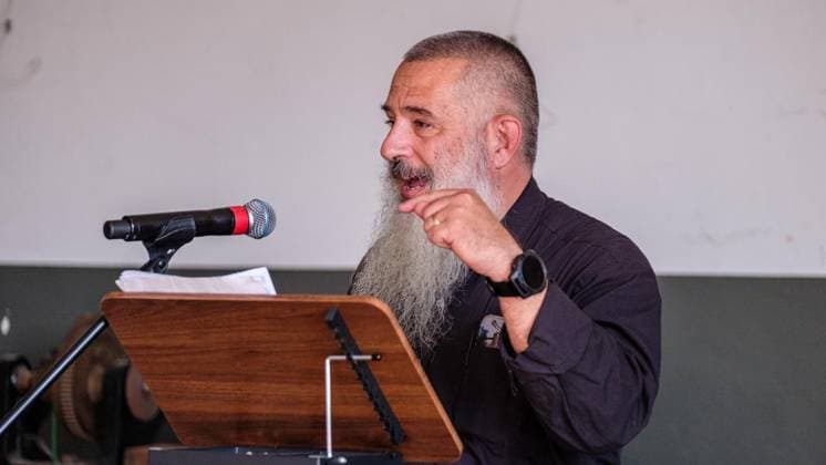 Germany, an evening lecture with Stephan J. Kramer at the Alte Dreherei in Mülheim