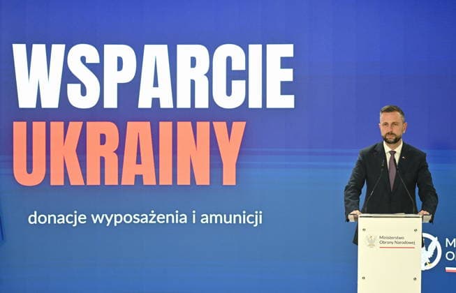 Poland, Press conference by Defence Minister Wladyslaw Kosiniak-Kamysz on support for Ukraine