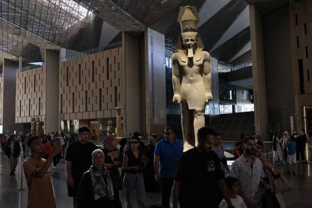 Egypt, the Grand Egyptian Museum (GEM) in Giza