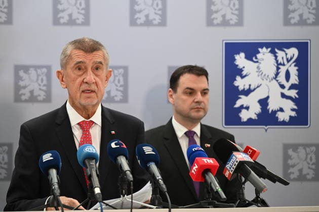NATO summit in Ankara, press conference with Czech Prime Minister Andrej Babiš