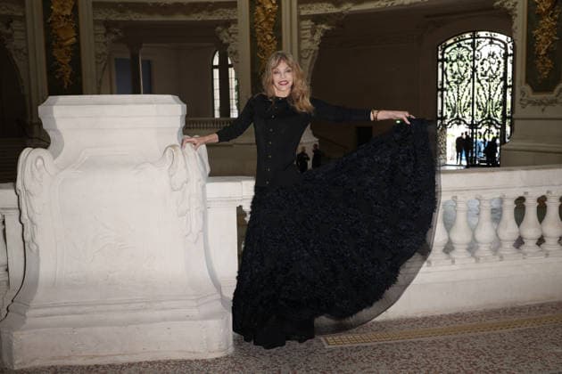 Paris Fashion Week, guests at the Chanel fashion show