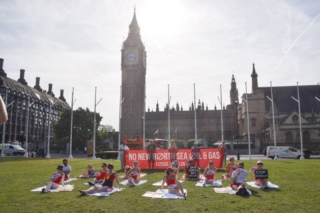 United Kingdom, Fossil Free London protest in London