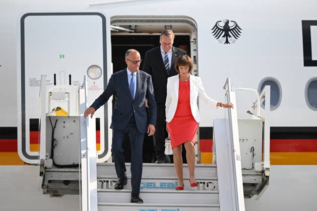 NATO Summit in Ankara: Arrival of Federal Chancellor Friedrich Merz