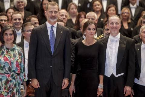 Spanish royal couple at the Music Weeks in Oviedo