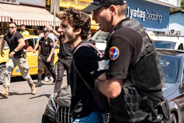 NATO summit in Ankara, protests on the streets of Ankara