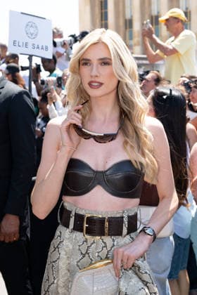 Paris Fashion Week, guests at the Elie Saab fashion show