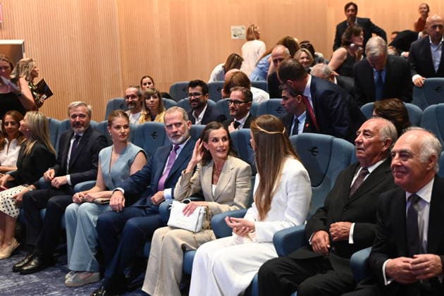 Royals: the Spanish Royal Family at the Ibercaja Foundation’s Docentes Referentes awards ceremony in Zaragoza