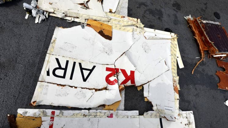 Pakistan: Wreckage of a K2 Airways Boeing 737 found in the Arabian Sea