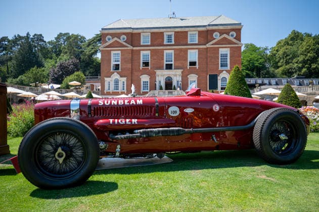 United Kingdom, classic car meet in Epsom