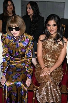 Paris Fashion Week, guests at the Manish Malhotra fashion show