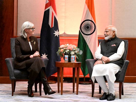 Australia: Sam Mostyn meets Narendra Modi