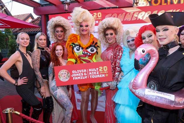 Celebrity: Olivia Jones’s summer party in Hamburg
