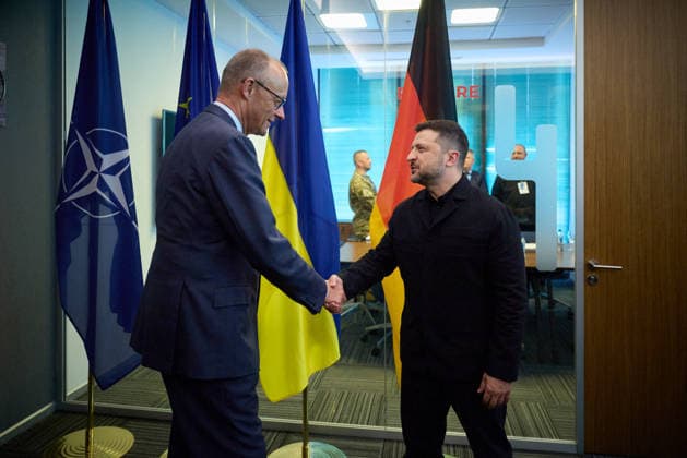 NATO summit in Ankara, meeting between Merz and Zelenskyy