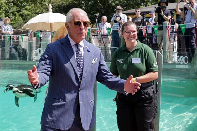 British Royals: King Charles III and Queen Camilla at London Zoo