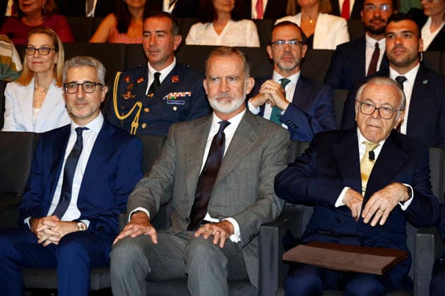 Royals: Felipe of Spain during a ceremony in Madrid