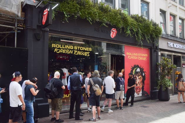 United Kingdom, Rolling Stones shop on Carnaby Street in London
